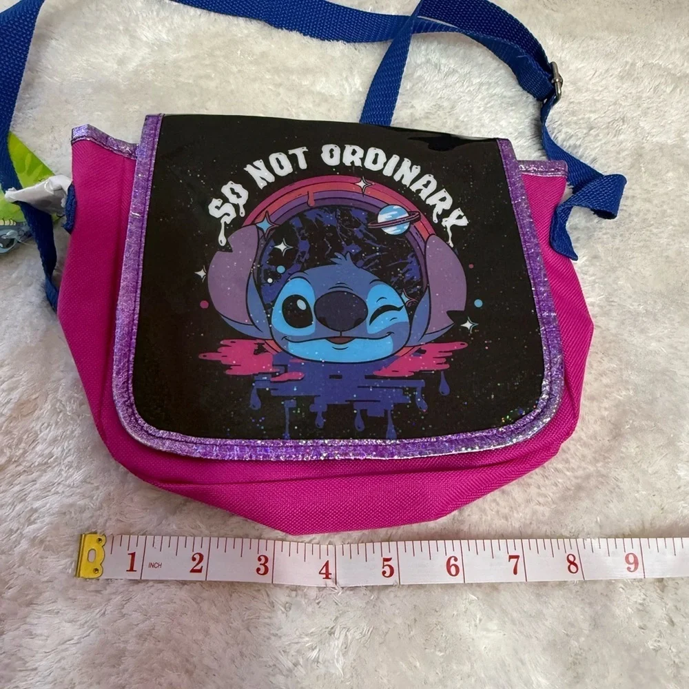 Disney Stitch Kids Bag - Black, Blue, Purple